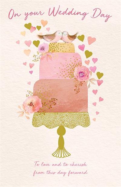 Čestitka za venčanje TWO BIRD CAKE 