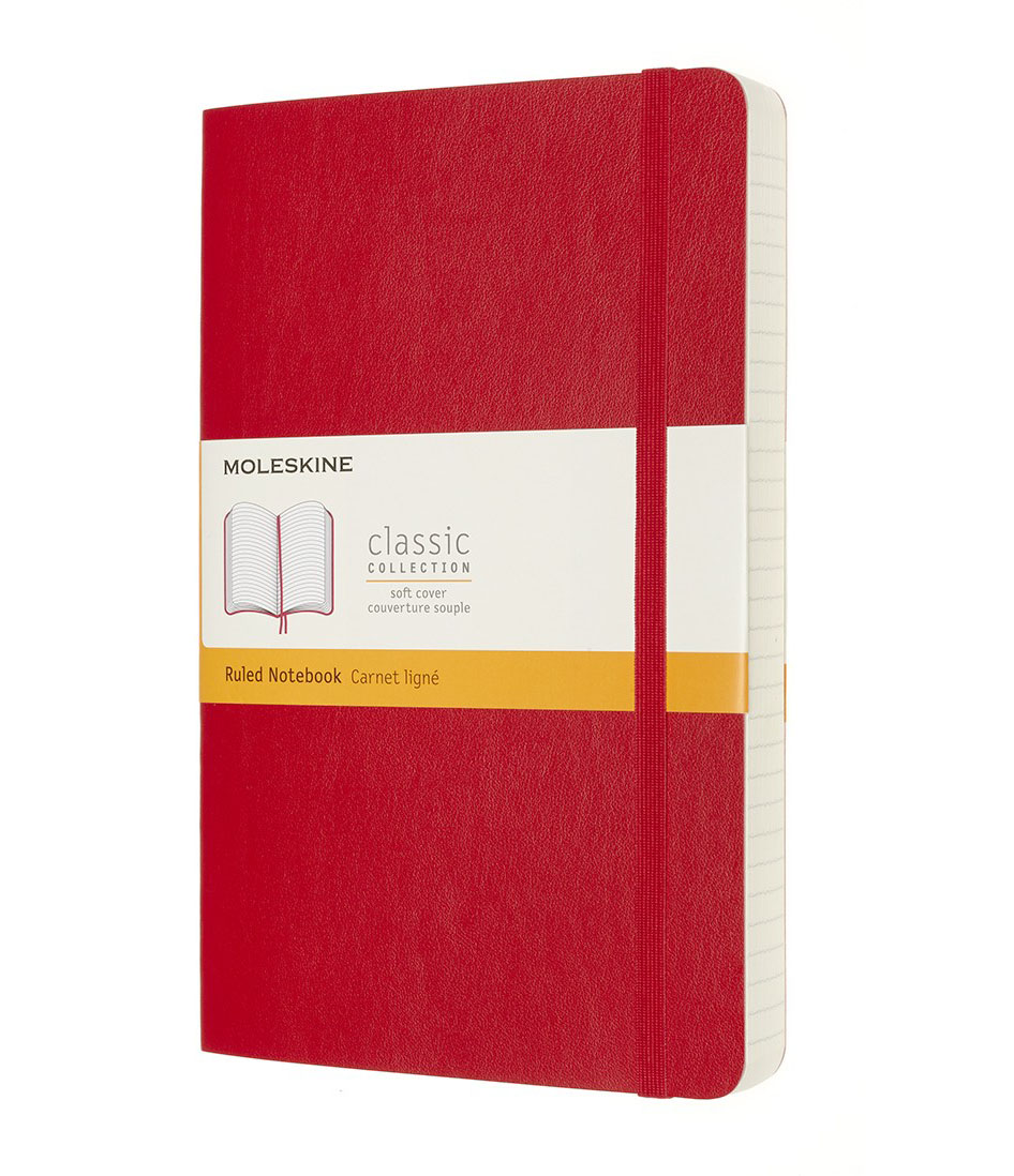 Notes A5 MOLESKINE Classic Soft, crveni 