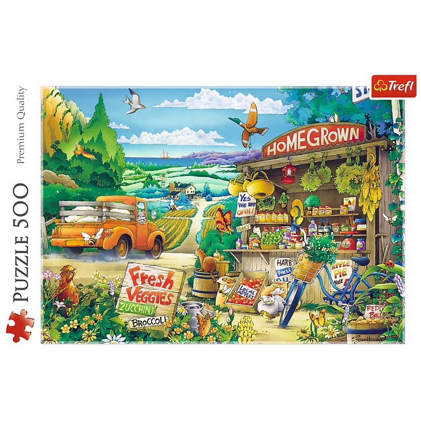 Slagalica : JUTRO NA SELU (500) - Puzzles Morning in the countryside 