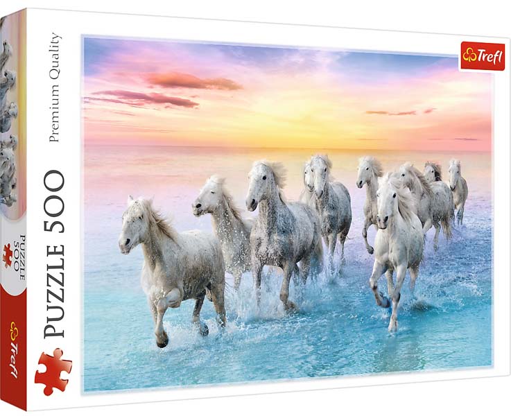 PUZZLE 500 - GALLOPING HORSES 