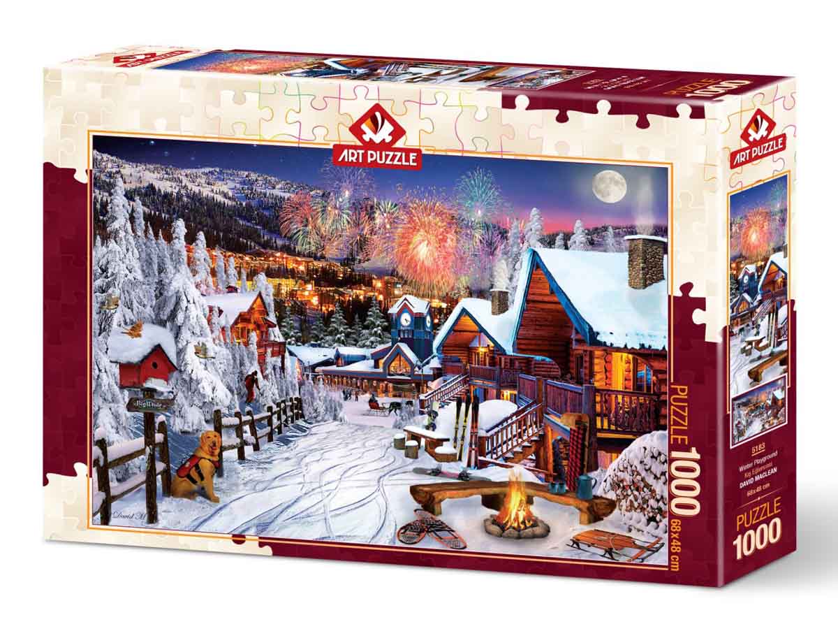 Puzzle WINTER PLAYGROUND 1000 kom 