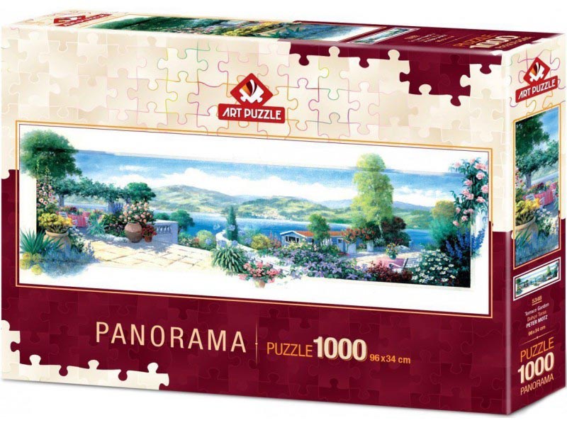 Puzzle PANORAMA TERRACE GARDEN 1000 kom 