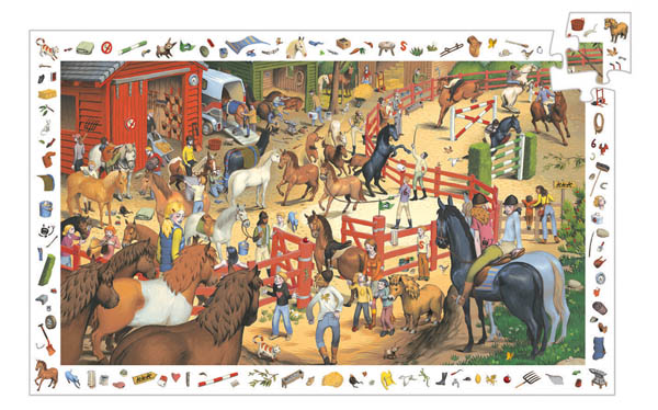 Puzzle HORSERIDING 200 PCS 