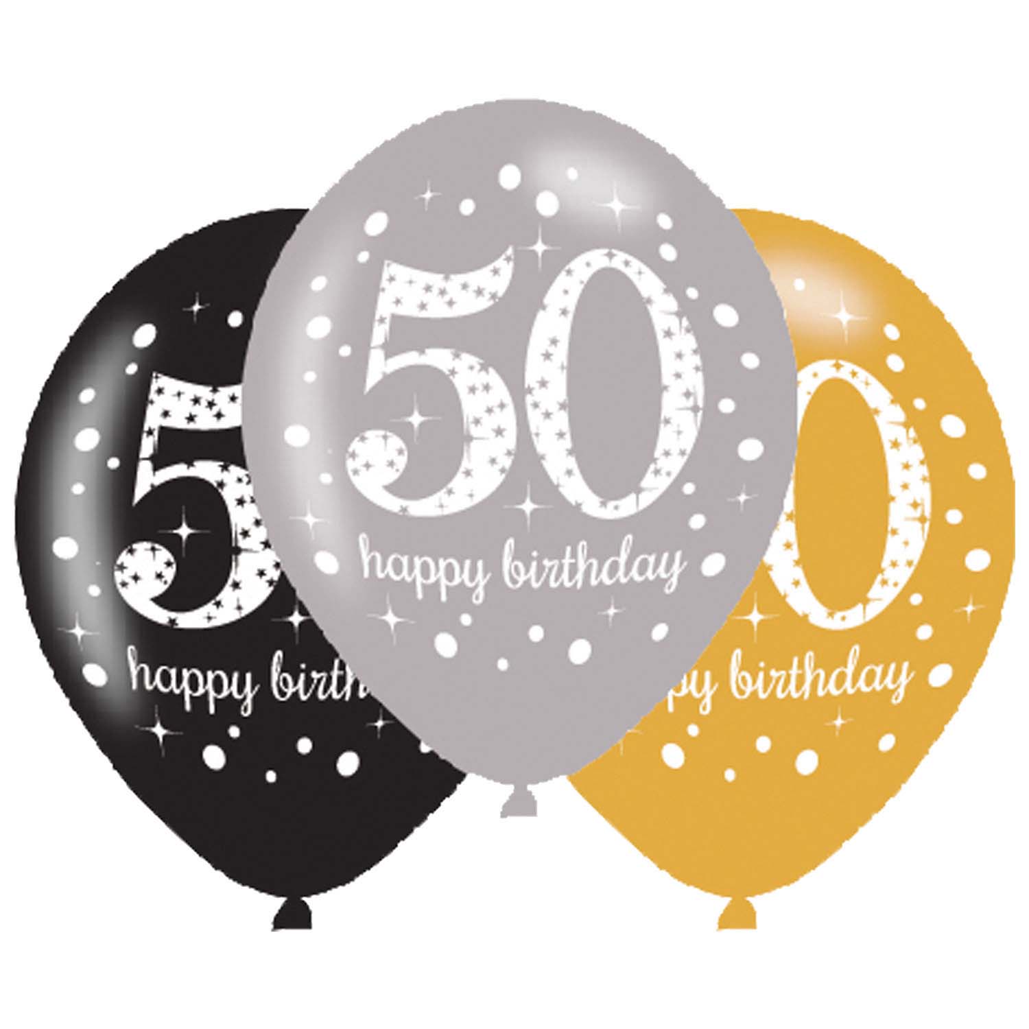 Baloni HAPPY 50 BIRTHDAY 