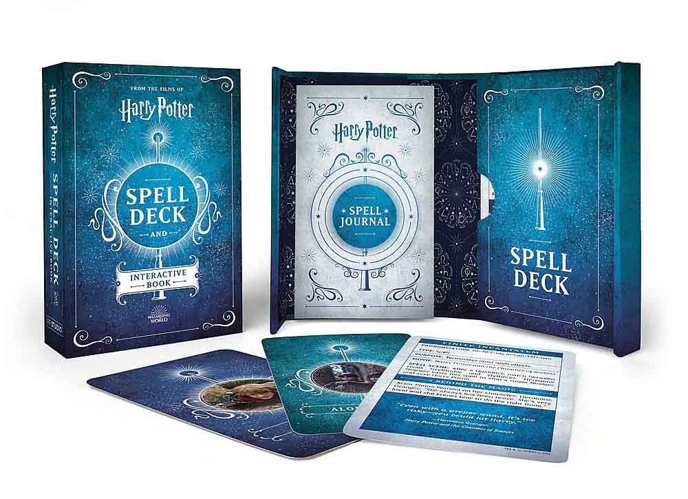 HARRY POTTER BOOK OF MAGIC AND SPELL DECK 