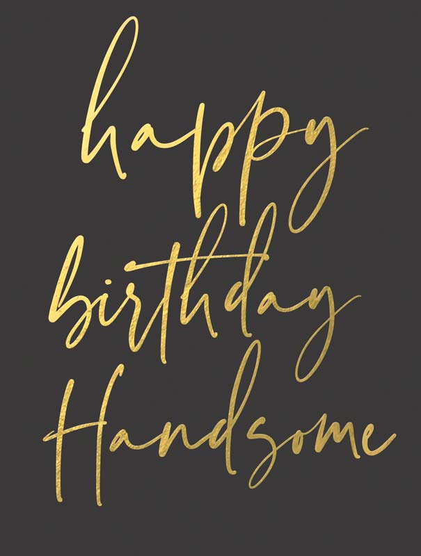 Čestitka HAPPY BIRTHDAY HANDSOME 