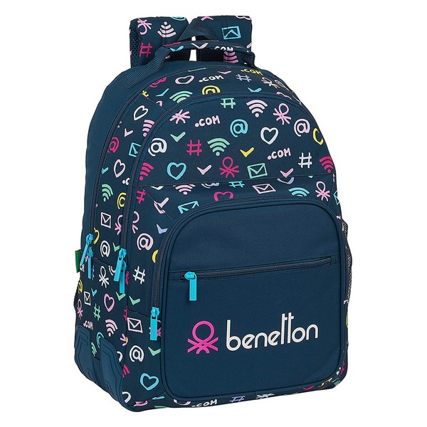 Ranac sa dve pregrade BENETTON - DOT COM 