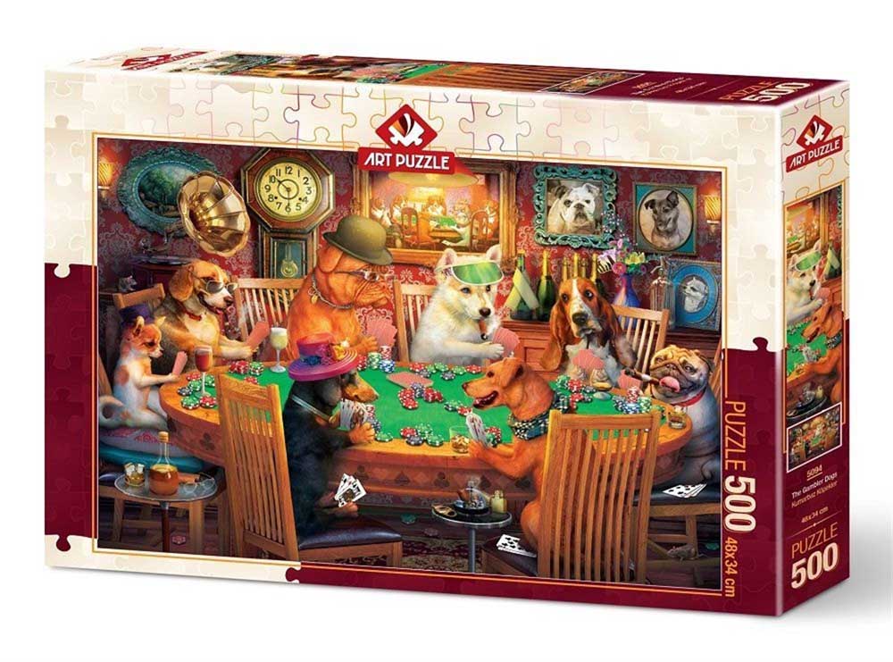 Puzzle PSI KOCKARI - 500 kom 