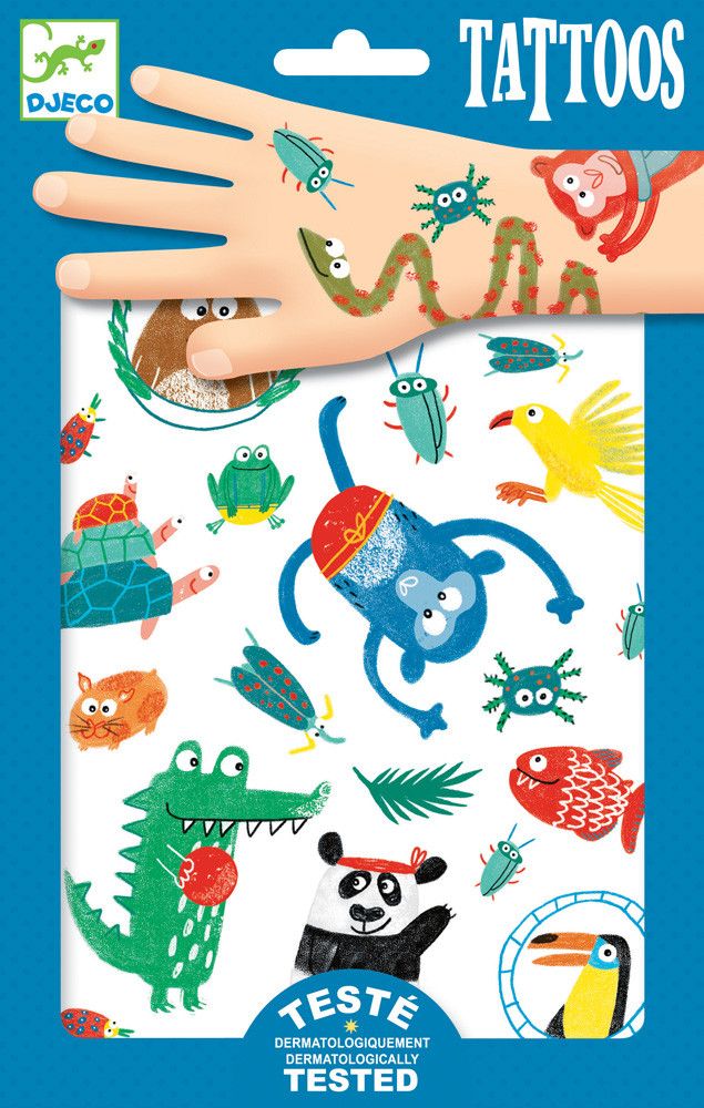 Privremene tetovaže DIVLJE ŽIVOTINJE 