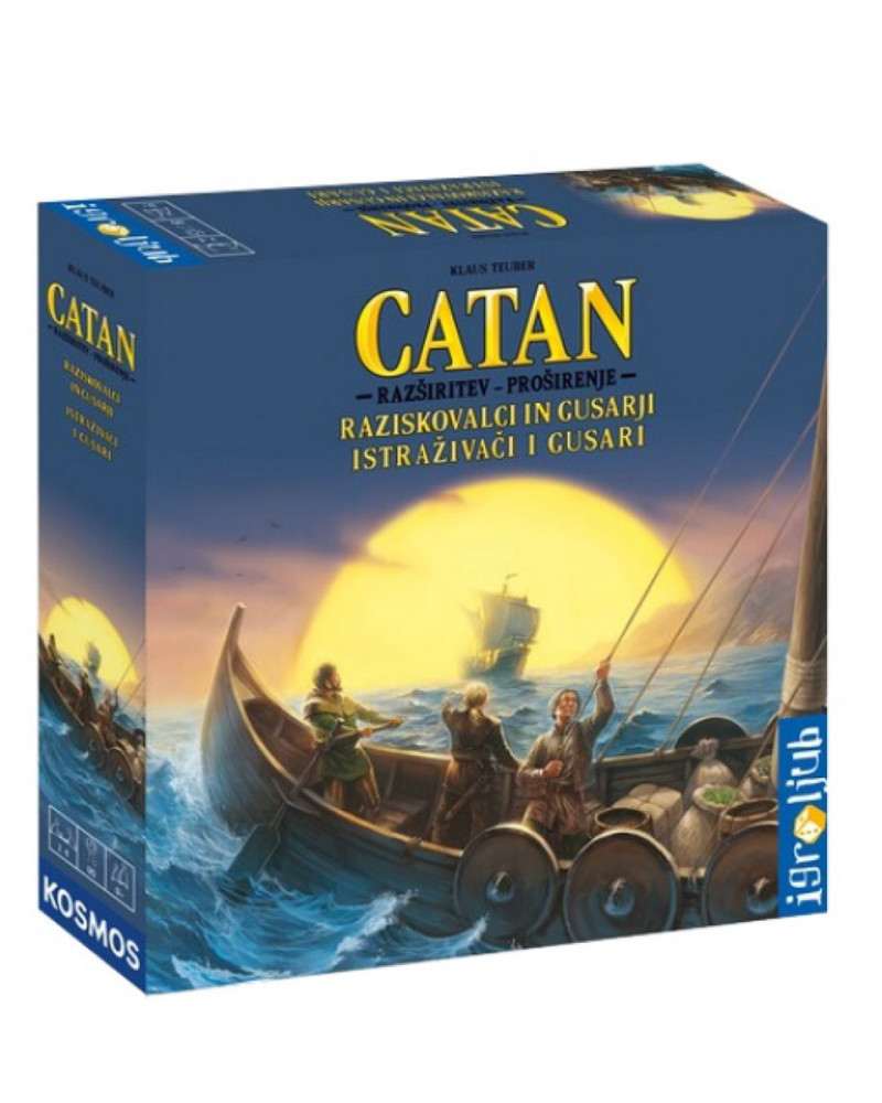 Društvena igra CATAN -ISTRAŽIVAČI I GUSARI 