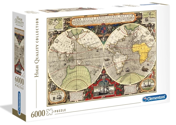 Puzzle ANTIČKA NAUTIČKA MAPA - 6000 kom 
