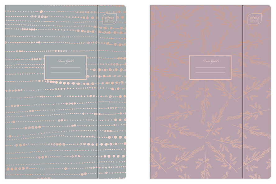 Fascikla A4 METALLIC ROSE GOLD 