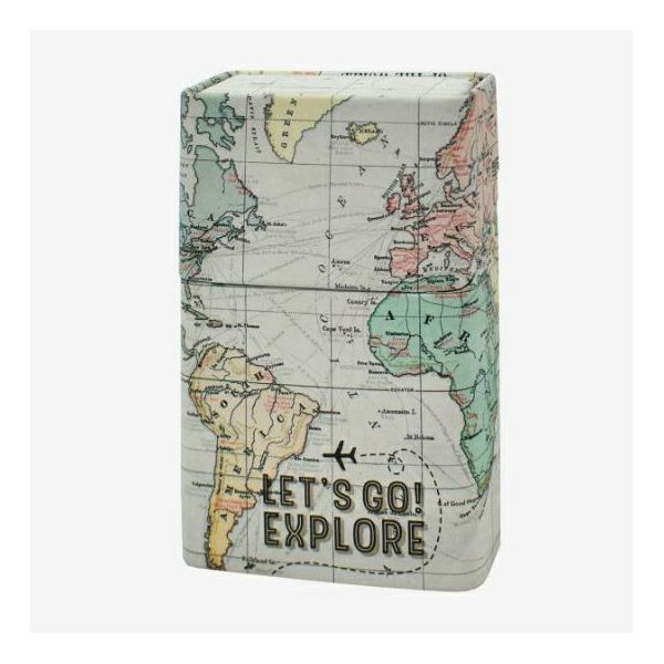 Metalna tabakera MAPA SVETA 