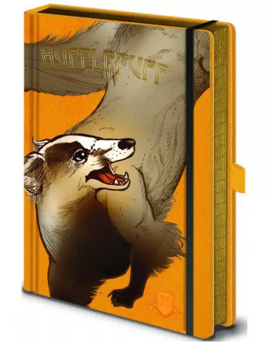 HARRY POTTER notes A5 linije HUFFLEPUFF 