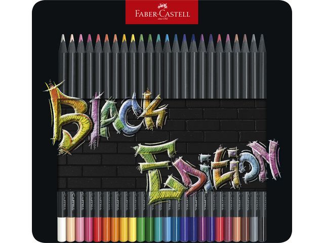 FABER CASTEL drvene bojice 1/24 BLACK EDITION 