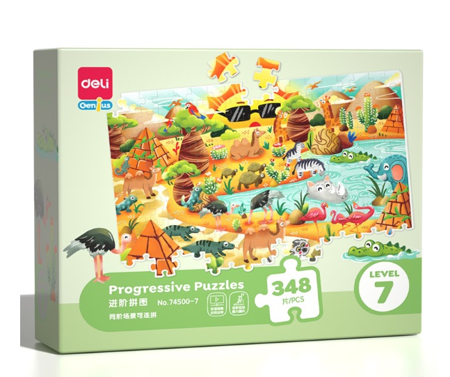 PUZZLE - SLAGALICA PROGRESIVNI nivo 7 - 348 delova 