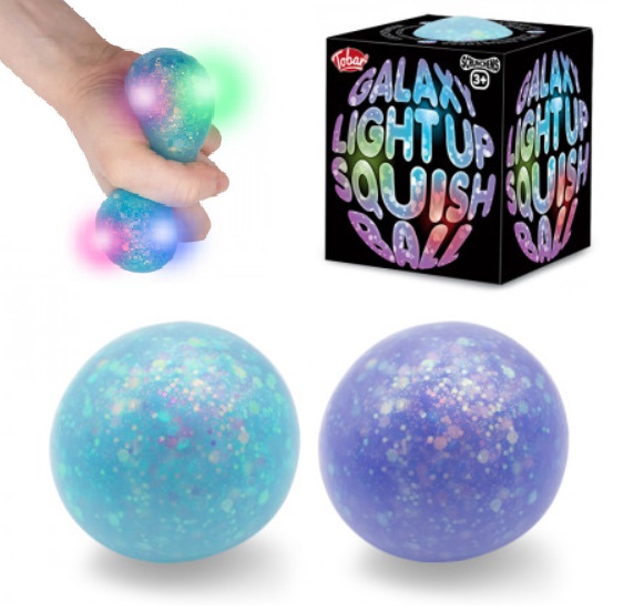 Antistres loptica GALAXY LIGHT UP 