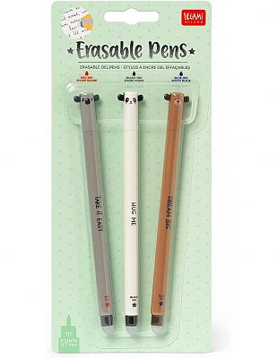 Set tri piši - briši hemijske olovke KOALA + MEDA + PANDA 