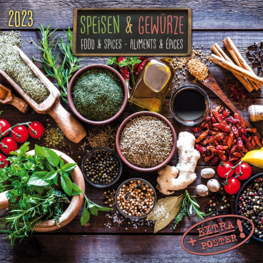 Zidni kalendar za 2023 - FOOD & SPICES 