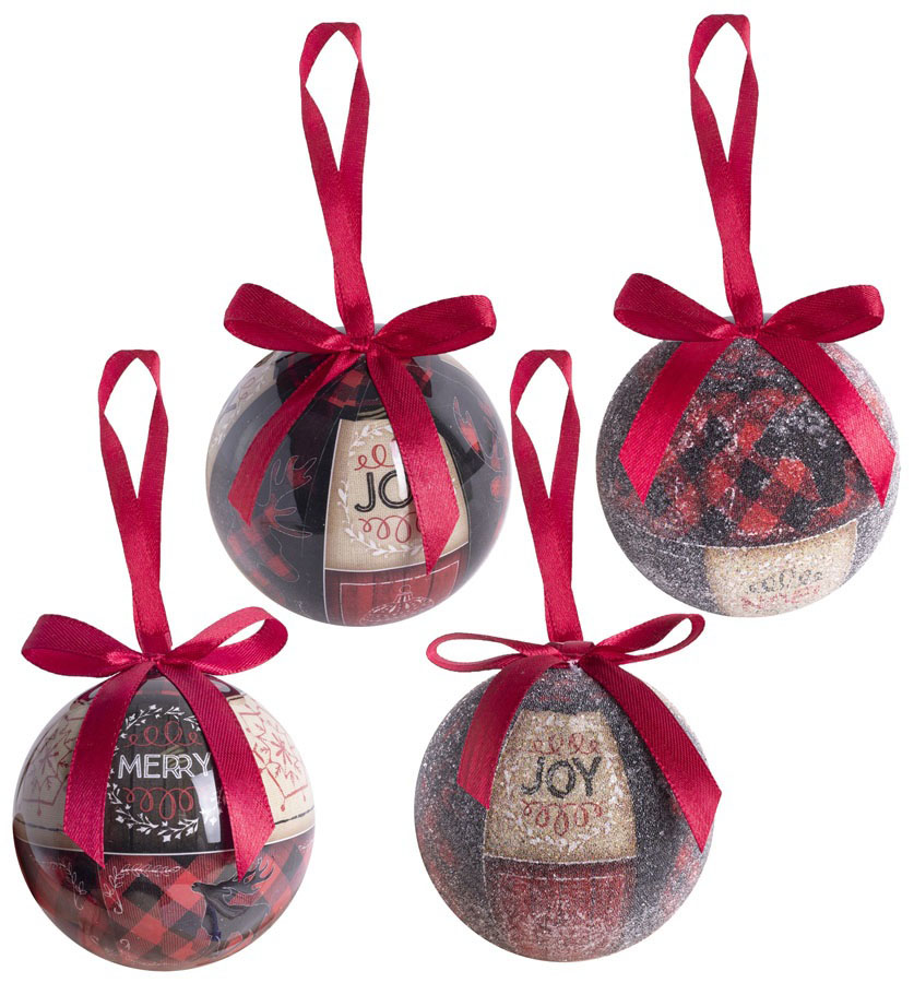 Novogodišnja kugla KOCKE - 7,5cm