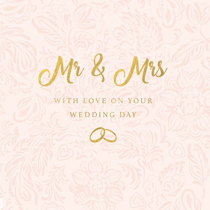 Čestitka za venčanje MR AND MRS 