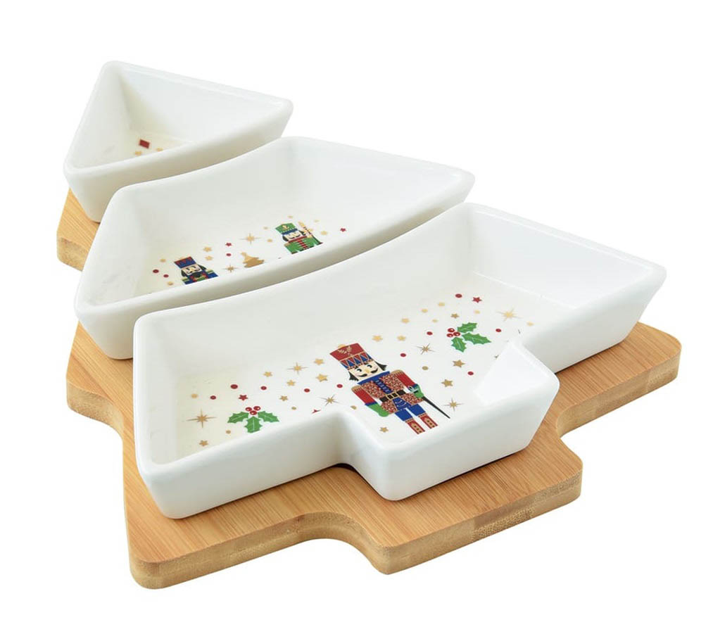 Set za posluženje KRCKO ORAŠČIĆ 25x21cm 