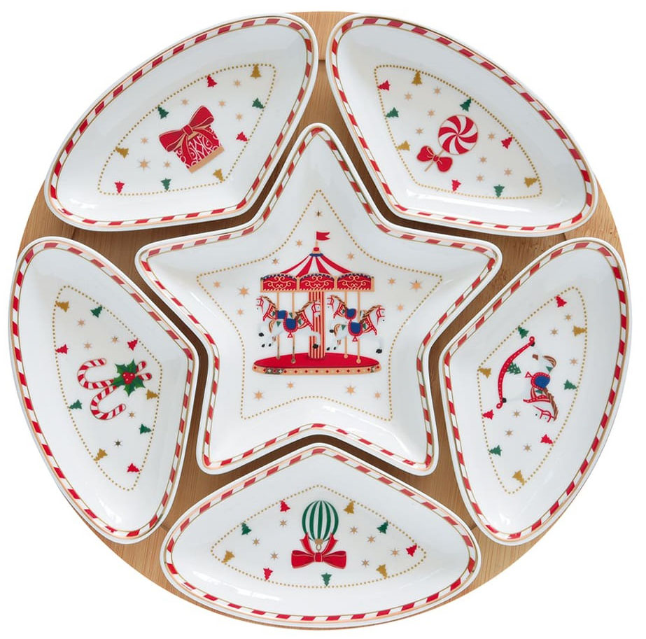 Set šest činijica CHRISTMAS WONDERLAND - 25cm 