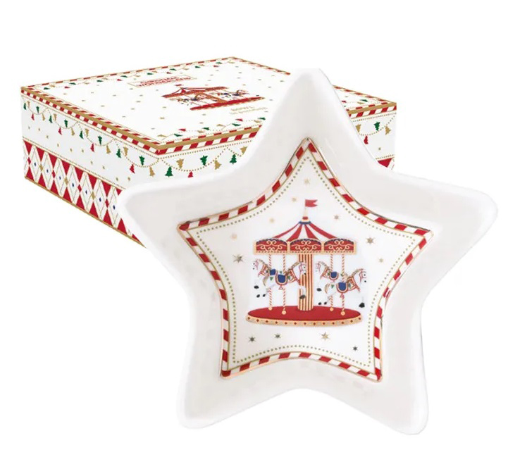 Porcelanska posuda CHRISTMAS WONDERLAND - 15x5cm 