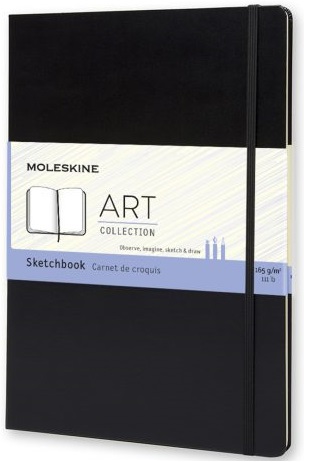 MOLESKINE ART sketchbook A4 CRNA 