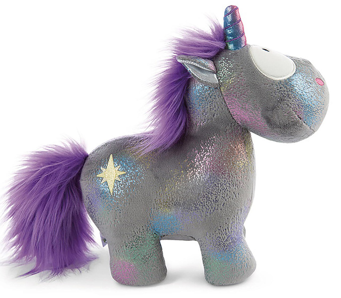 SOFT TOY UNICORN STAR BRINGER 32CM STANDING GREEN 