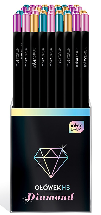 PENCIL BLACK DIAMOND PASTEL 