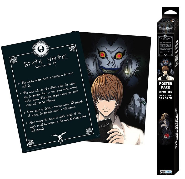 Set dva postera DEATH NOTE 