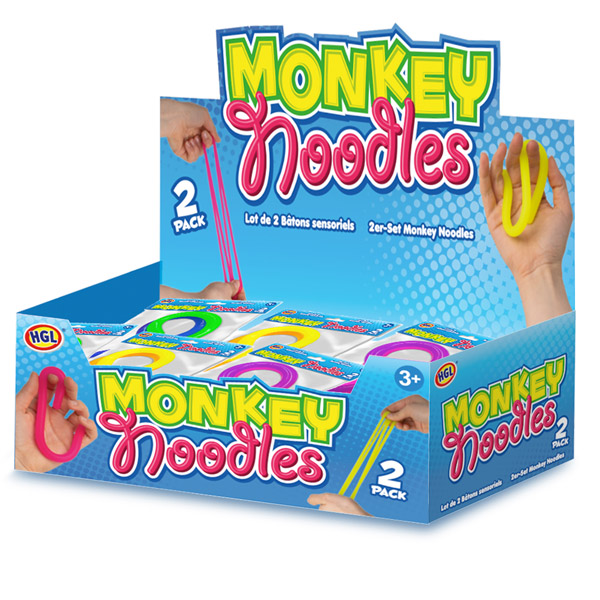 Antistres igračka MONKEY NOODLES 