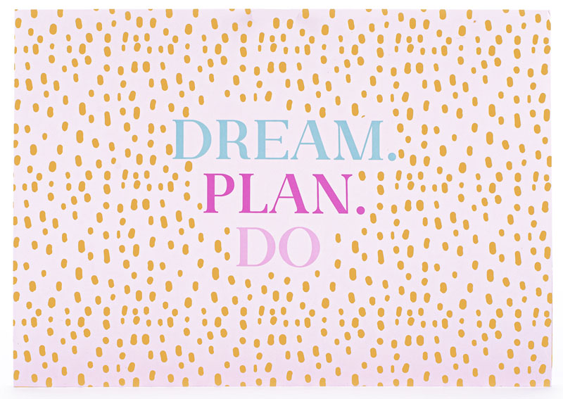 Agenda A4 DREAM, PLAN, DO 