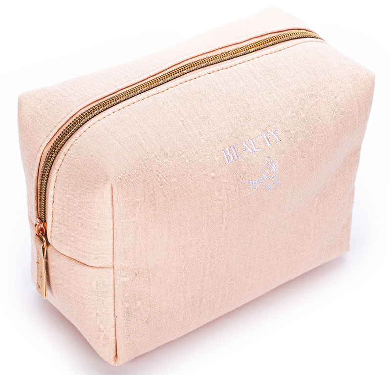 Neseser pastelno roze  BEAUTIFUL FLOWERS 