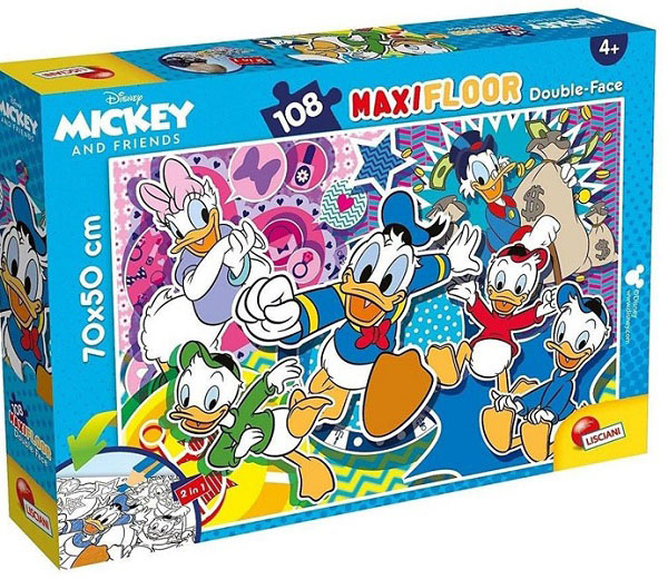 Puzzle za decu PATAK DAČA 108 kom - LISCIANI 