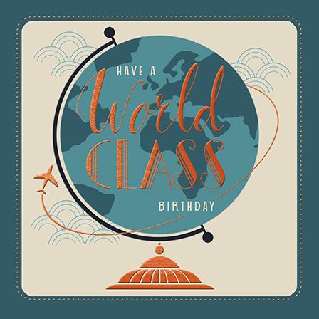 Rođendanska čestitka HAVE A WORLD CLASS BIRTHDAY 