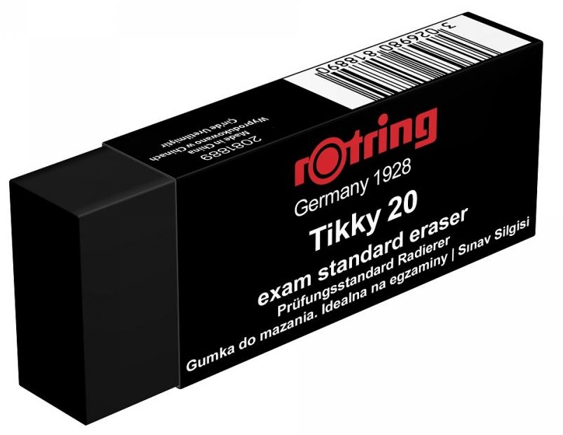 Gumica ROTRING TIKKY 20 - CRNA 