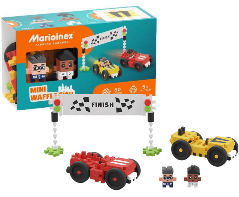 Kocke za slaganje TRKA -  80kom 