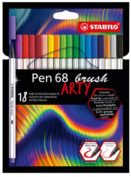 STABILO PEN 68 BRUSH 1/12 