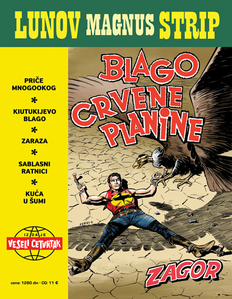 LUNOV MAGNUS STRIP 04, ZAGOR BLAGO CRVENE PLANINE KOR B 
