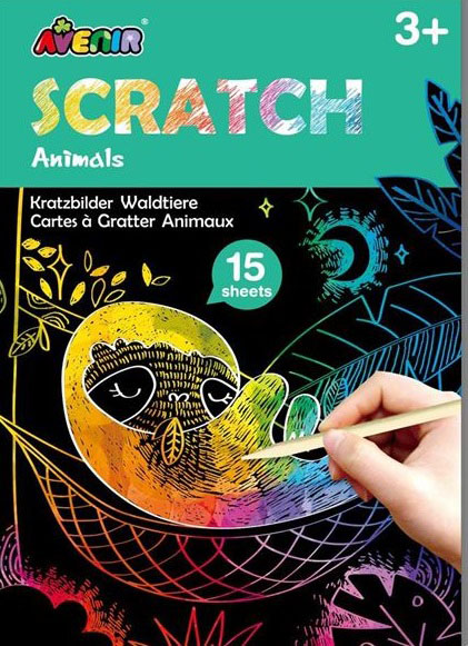 Kreativni set MINI SCRATCH BOOK - ŽIVOTINJE 