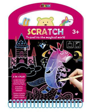 SCRATCH BOOK putovanje u svet magije 