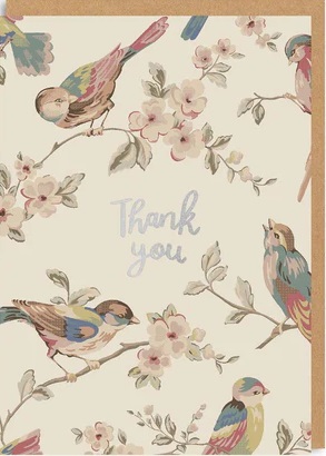 Čestitka THANK YOU - BIRDS 