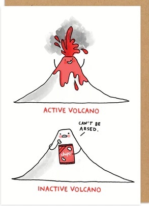 Čestitka INACTIVE VOLCANO 
