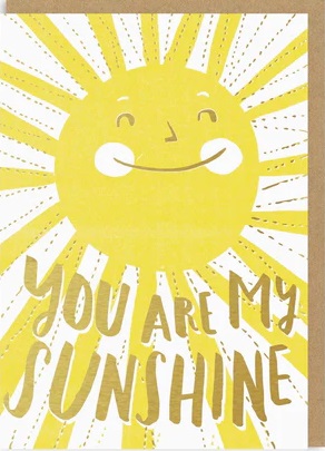 Čestitka YOU ARE MY SUNSHINE 