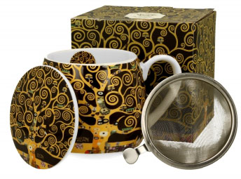 Šolja sa infuzerom TREE OF LIFE GUSTAV KLIMT - 430ml 