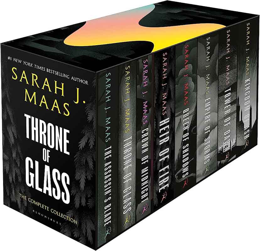 THRONE OF GLASS box set adult PB 