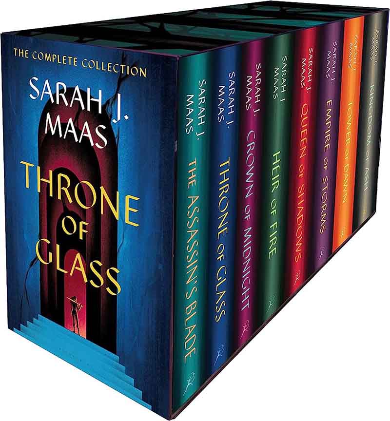 THRONE OF GLASS box set adult HB 