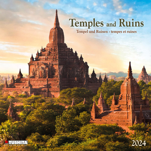 Zidni kalendar TEMPLES AND RUINS 2024 